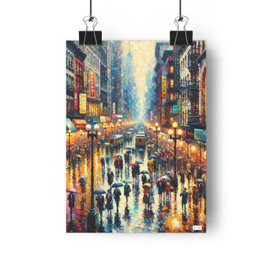 Giclée Art Print - New York Rain - Vivienne Grace