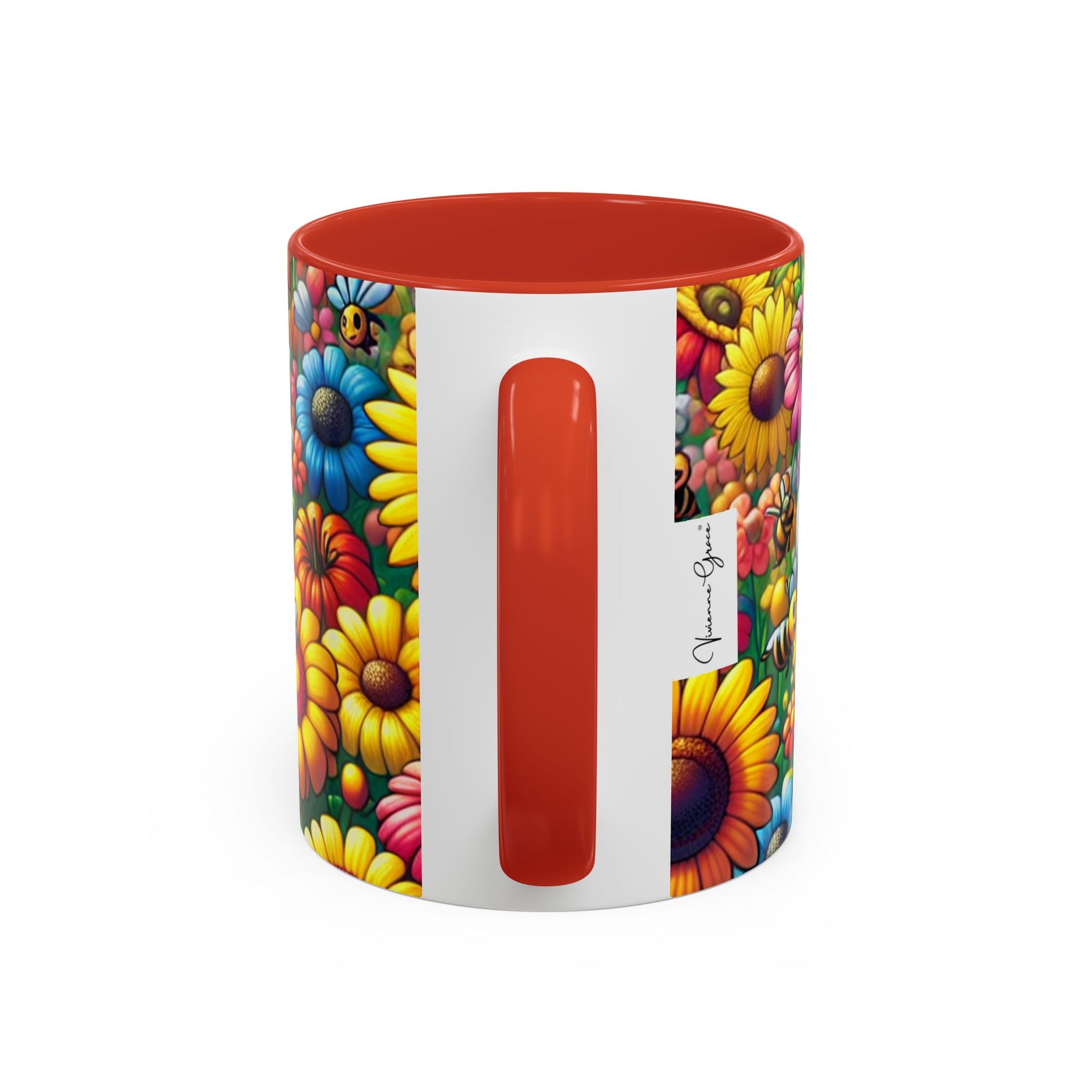 Coffee Mug - SUNFLOWERS/BEES - Vivienne Grace