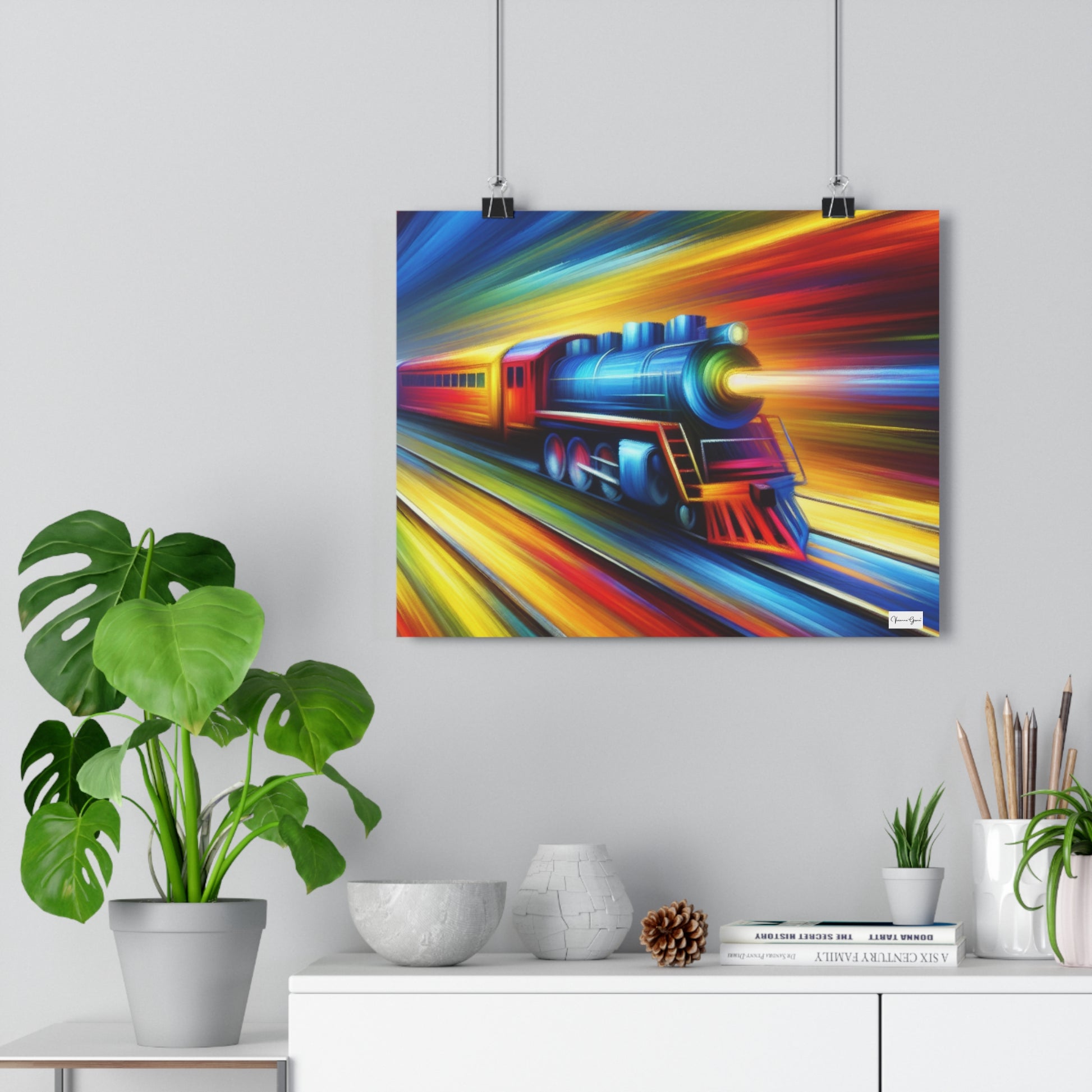 Giclée Art Print - The Train - Vivienne Grace