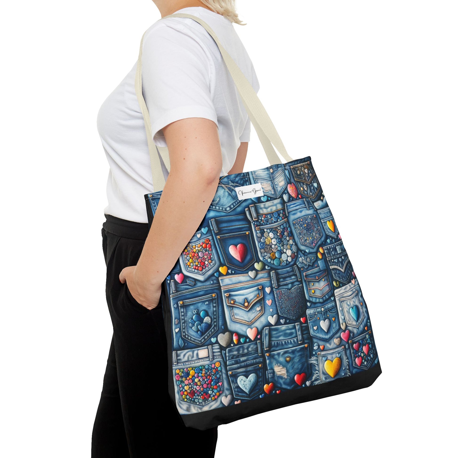 Tote Bag - BLUE JEANS - Vivienne Grace