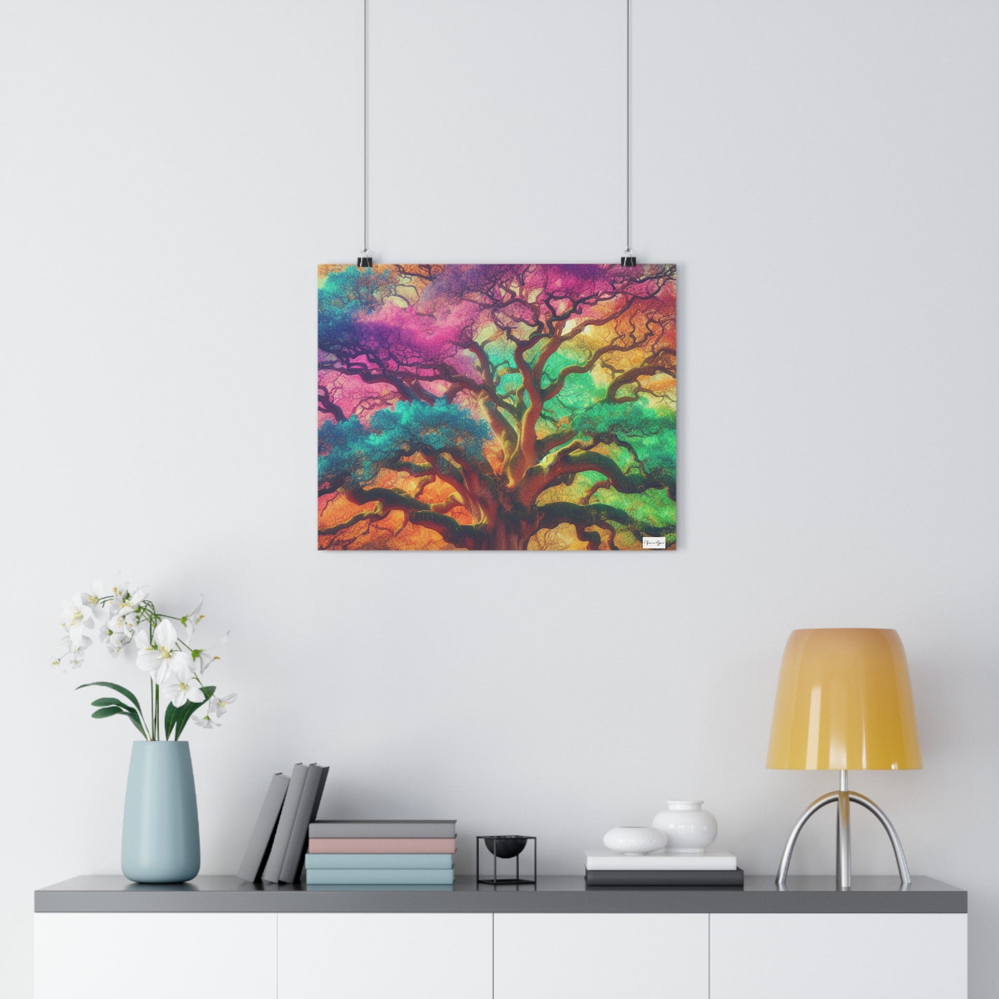 Giclée Art Print - Colorful Oak - Vivienne Grace