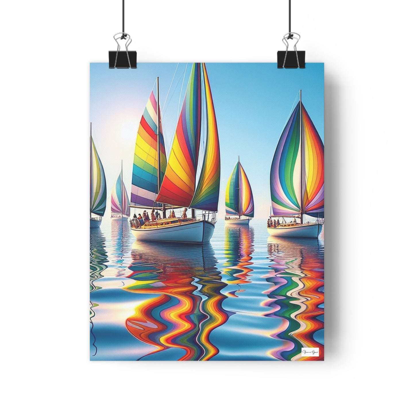 Giclée Art Print - SAILBOATS - Vivienne Grace