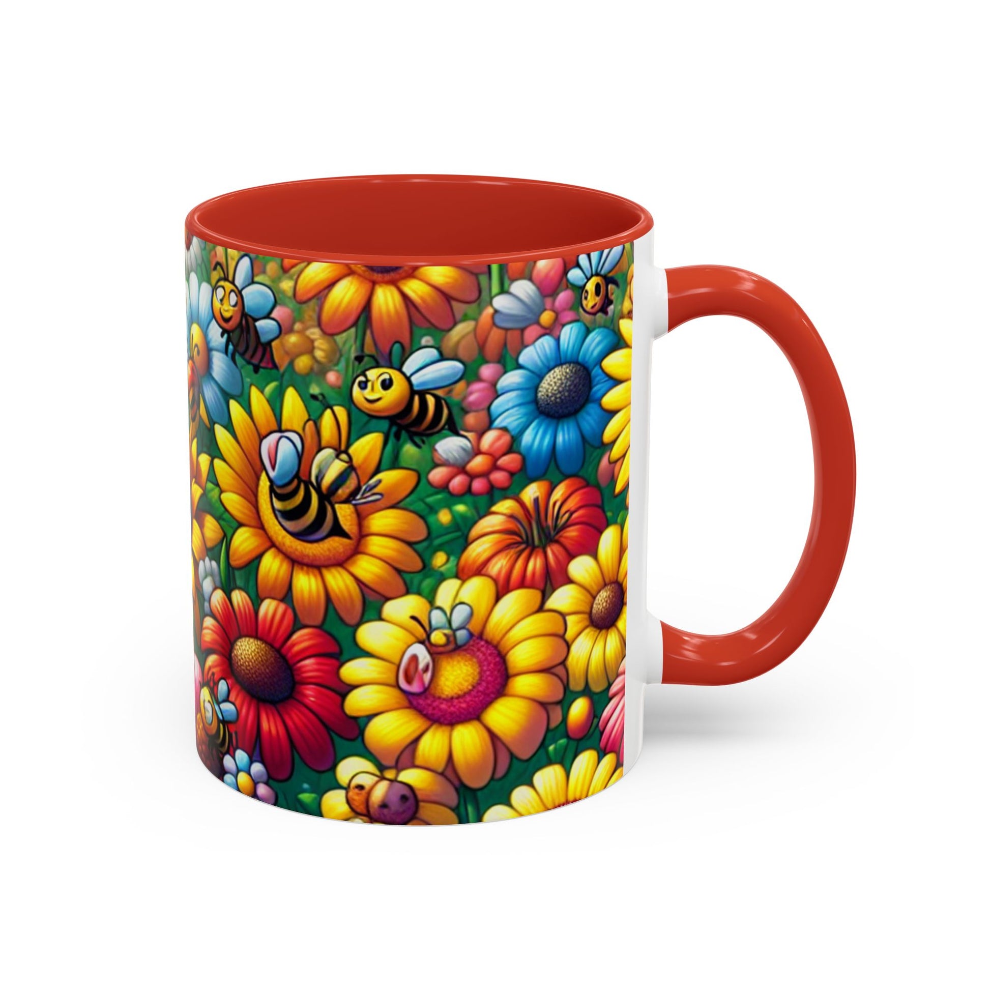 Coffee Mug - SUNFLOWERS/BEES - Vivienne Grace