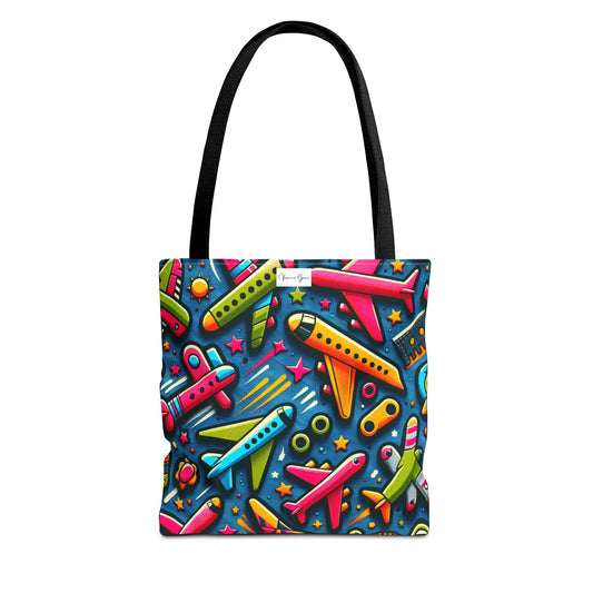 Tote Bag - AIRPLANES - Vivienne Grace