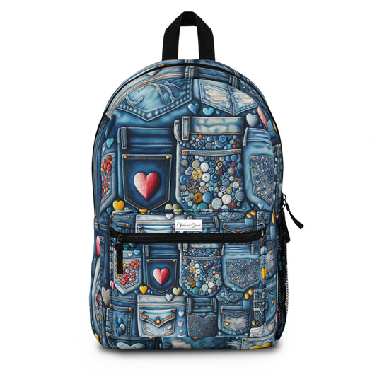 Backpack - BLUE JEANS - Vivienne Grace