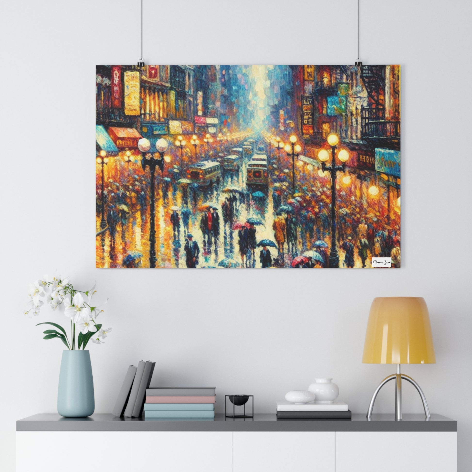Giclée Art Print - New York Rain - Vivienne Grace