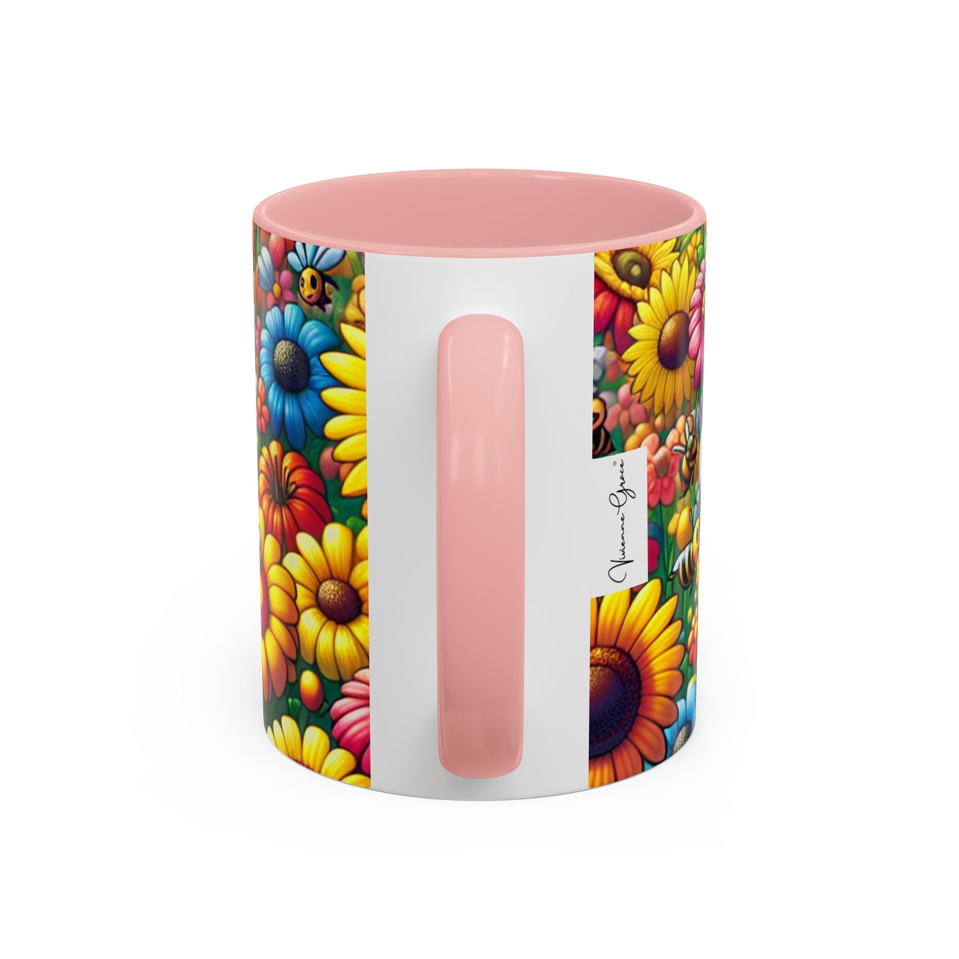 Coffee Mug - SUNFLOWERS/BEES - Vivienne Grace