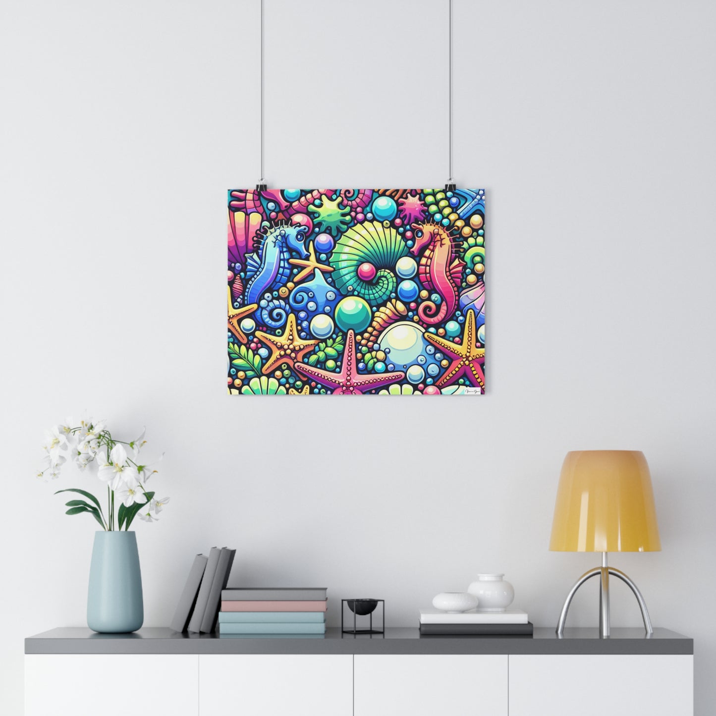 Giclée Art Print - BEACH BAUBLES