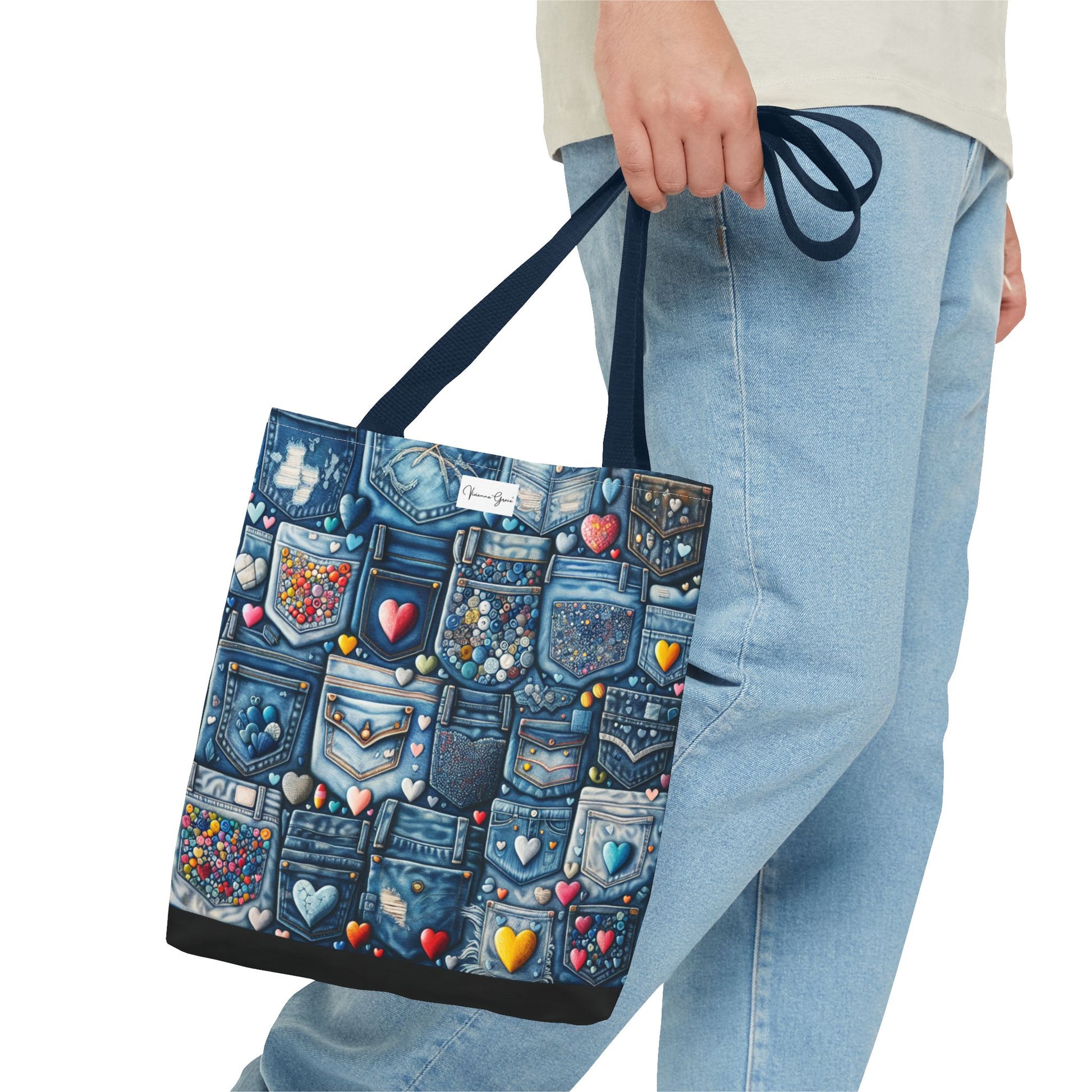 Tote Bag - BLUE JEANS - Vivienne Grace