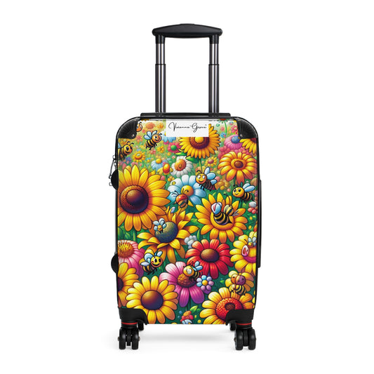 Suitcase - SUNFLOWERS/BEES