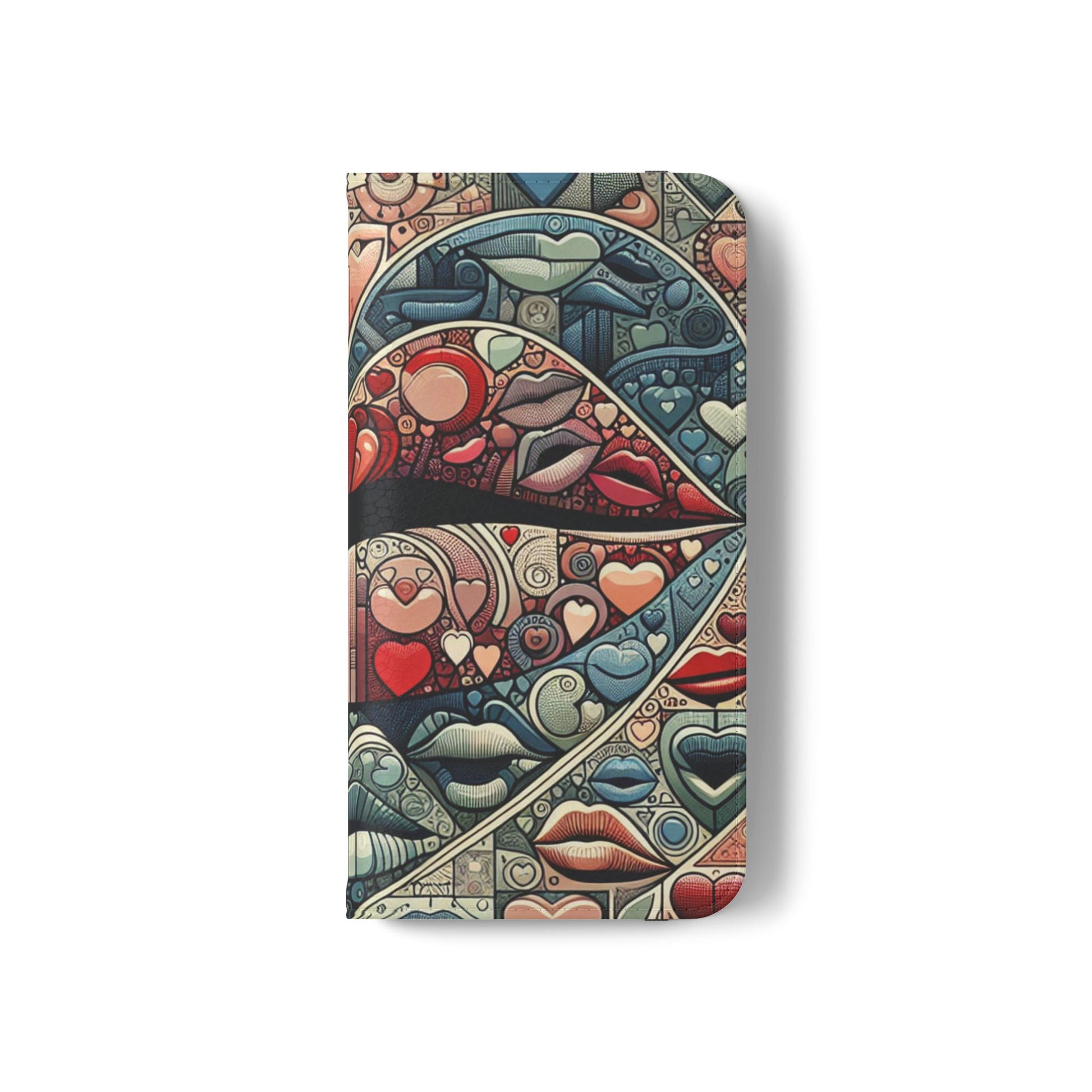 IPhone - Flip Case - BLUE LIPS - Vivienne Grace