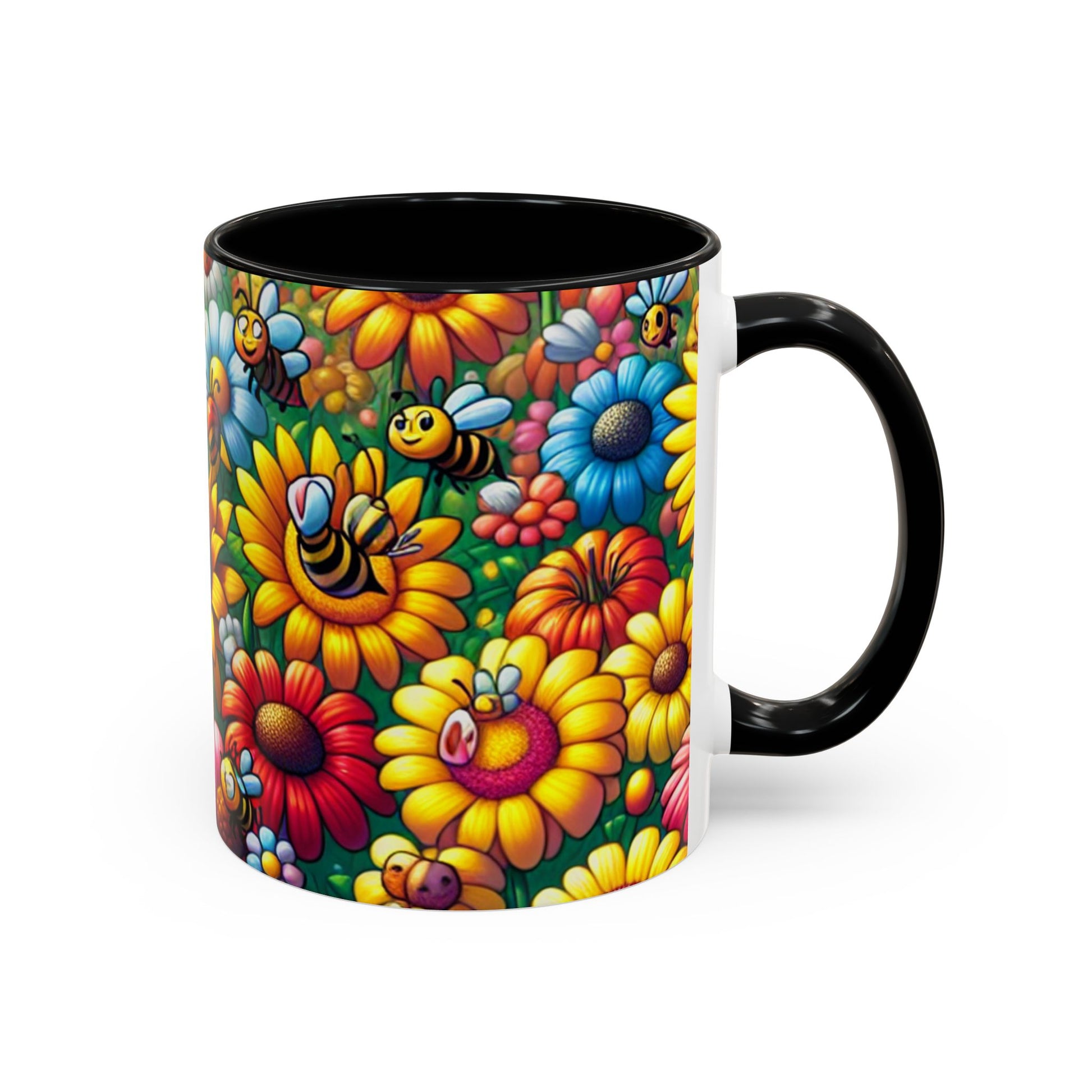 Coffee Mug - SUNFLOWERS/BEES - Vivienne Grace