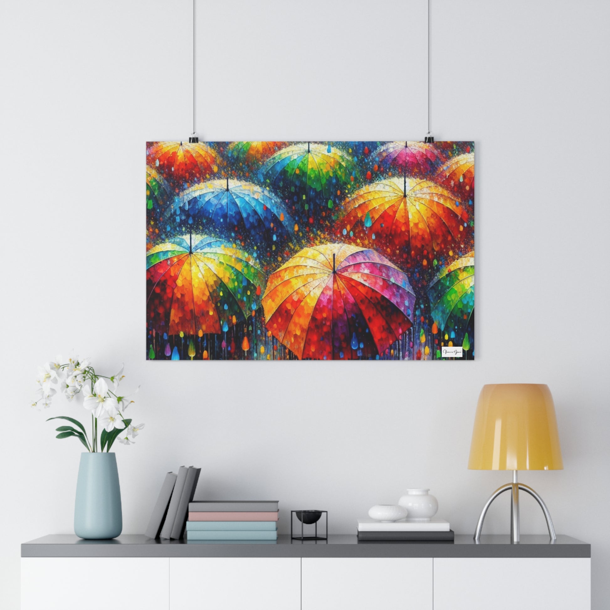 Giclée Art Print - Umbrellas - Vivienne Grace