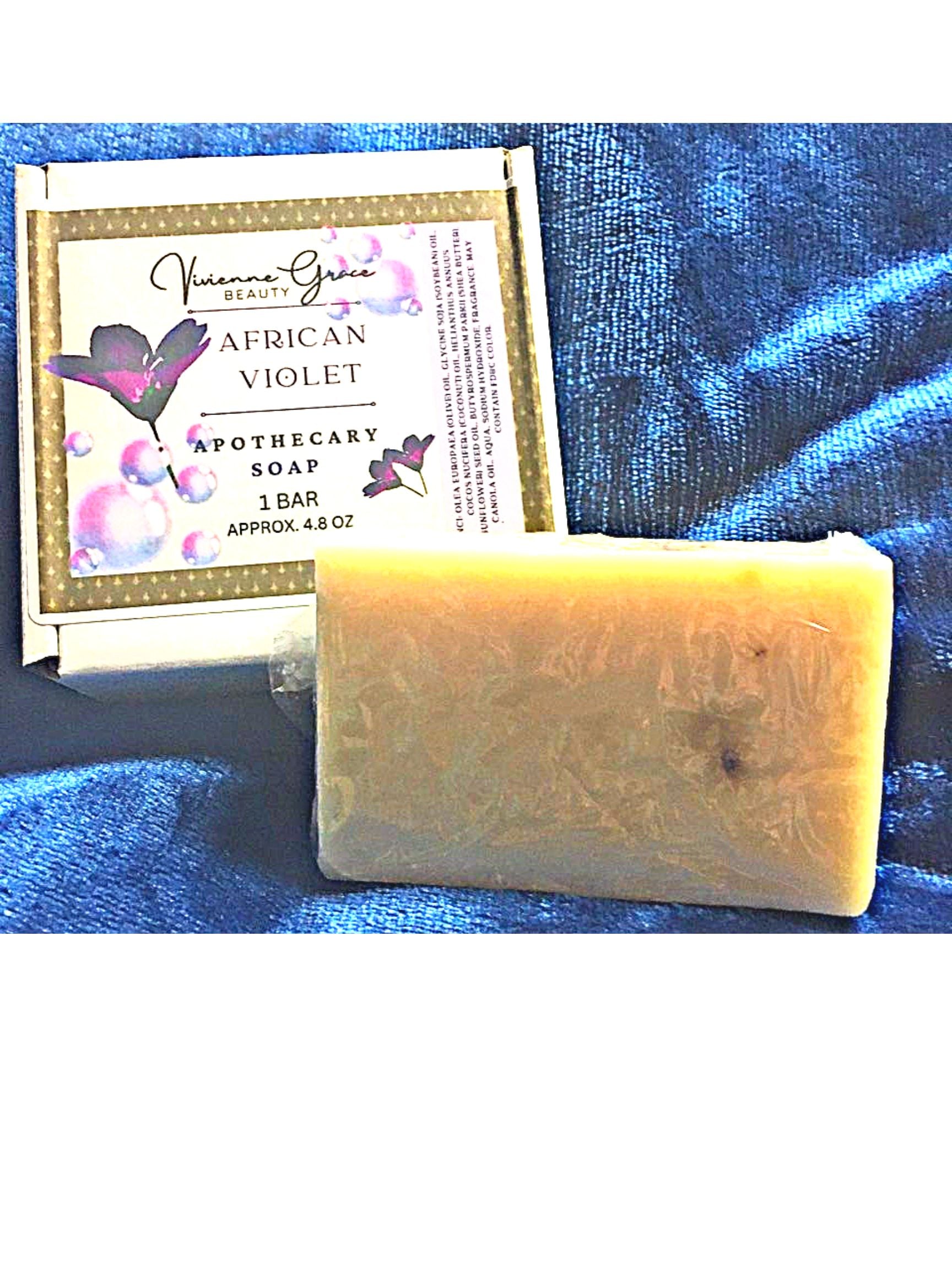 African Violet Apothecary Soap - Vivienne Grace