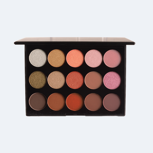 15 Shade Eyeshadow Palette - Warm Tone - Vivienne Grace