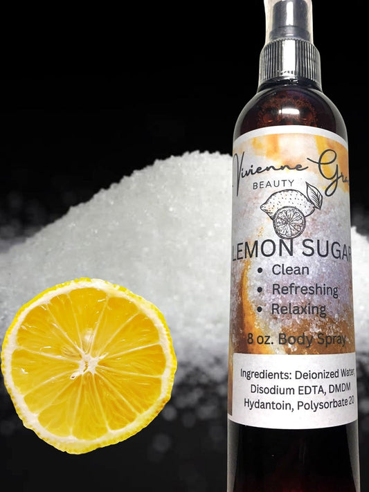 Lemon Sugar Body Spray - Embrace the Zest of Life! - Vivienne Grace